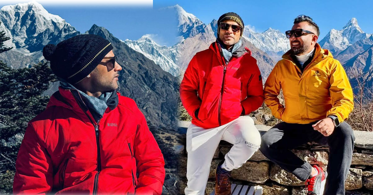 एभरेस्ट बेसक्याम्पको अवलोकनपछि स्वदेश फर्किए शिखर धवन 